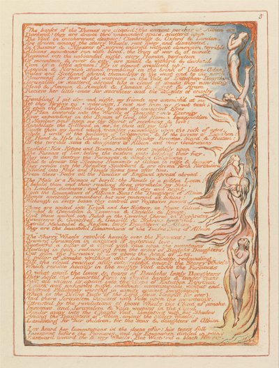 Jerusalem, Tafel 5 von William Blake